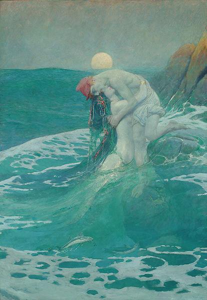 Howard Pyle The Mermaid oil painting image
